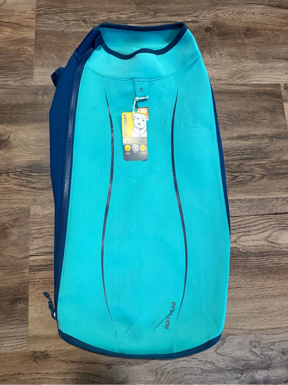 Ruffwear Undercoat Dog Water Jacket, Aurora Teal, Medium